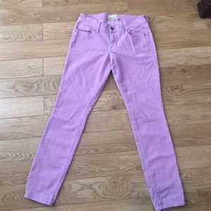 Light purple corduroy pant
