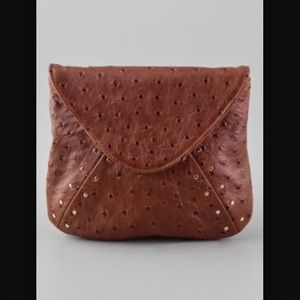 LAUREN MERKIN Riley Embossed Clutch