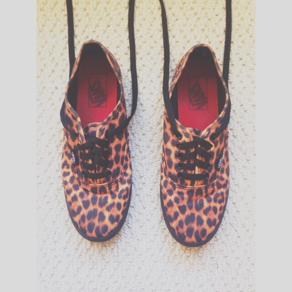 Vans Shoes - vans // cheetah print limited edition vans.