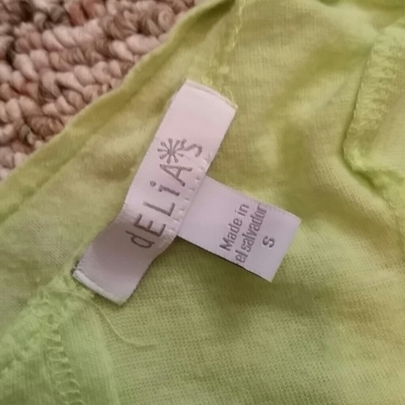 Delia's Lime Green Crop Top - Picture 4 of 4