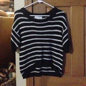 Black and white stripped sweater