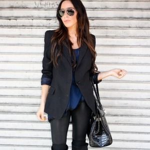 Zara black blazer- brand new!