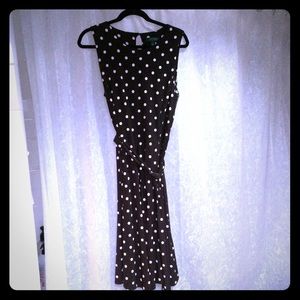 RL polka dots in brown & white!