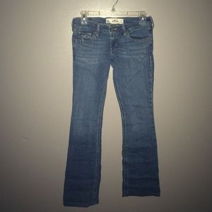Hollister bootcut blue jeans