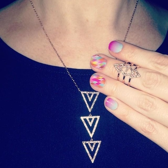 Pave Spear Pendant Necklace Stella & Dot Style