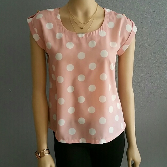 Polk-a-Dot shirt in Pink