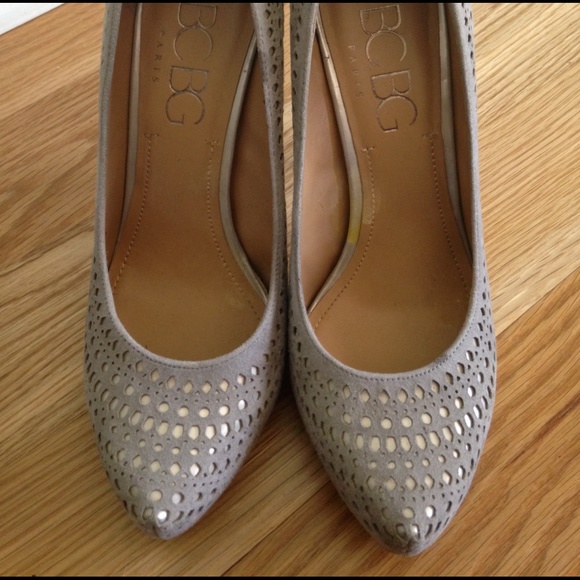 BCBG Grey and Silver Shoes