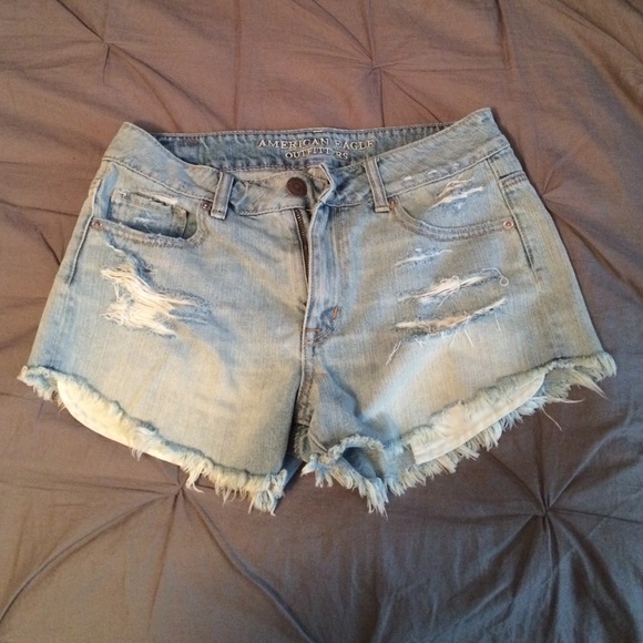 American eagle hi-rise shorts