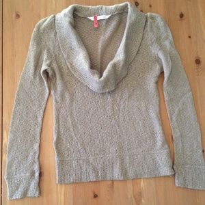 Diane Von Furstenberg Cowl Tan Sweater