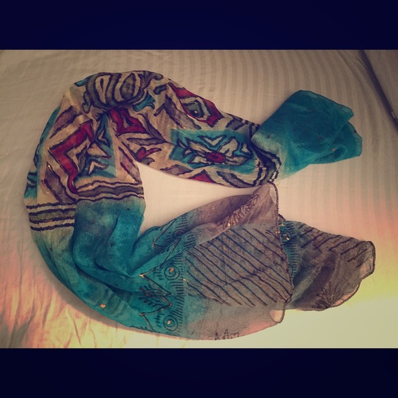 Silky scarf