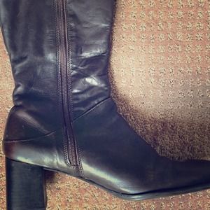Vintage brown leather boots talbots