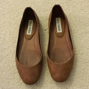 Steve Madden Kingdom Cognac Flats