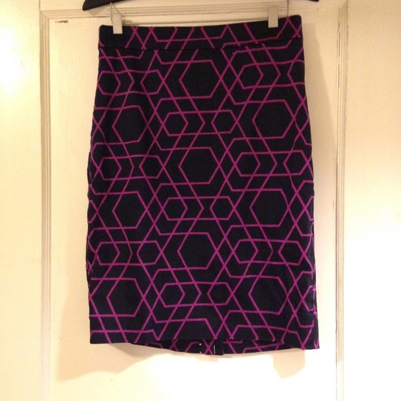 J Crew patterned pencil skirt brand new!