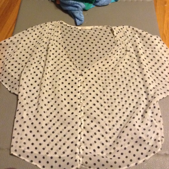 Sheer Flowy Top M