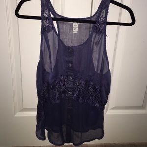 American Rag Sheer tank top