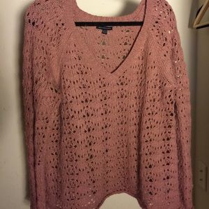 Chunky Knit Sweater - Rosy Pink
