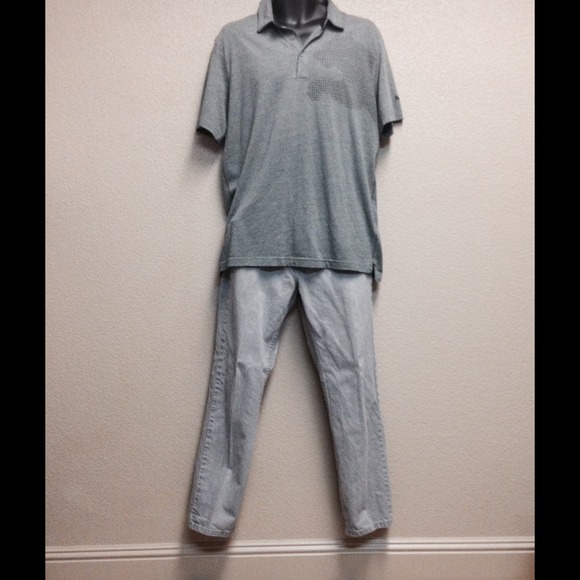 Gray Men's Fit L Puma Shirt LEE Jeans 34 x 30
