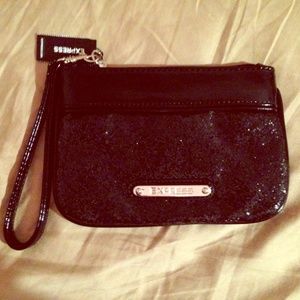Express glitter wristlet ✨