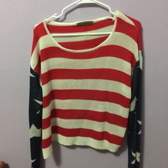 american flag sweater