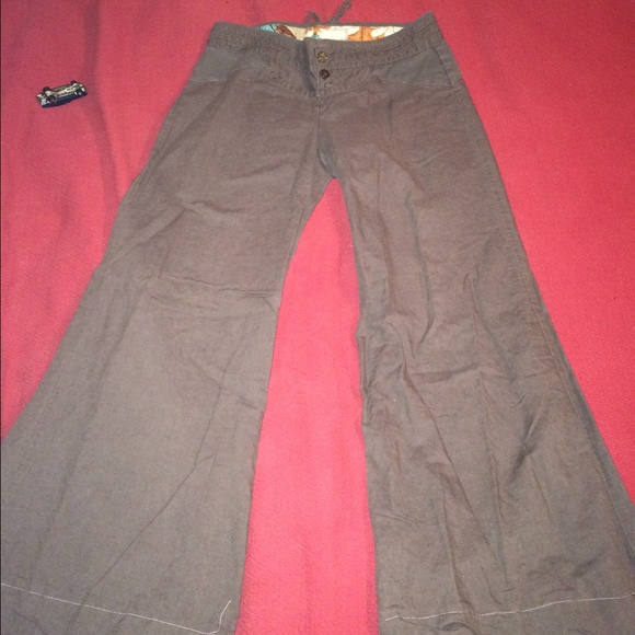 Free people boho wide leg pants