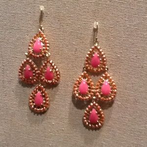 Stella and dot chandelier earrings