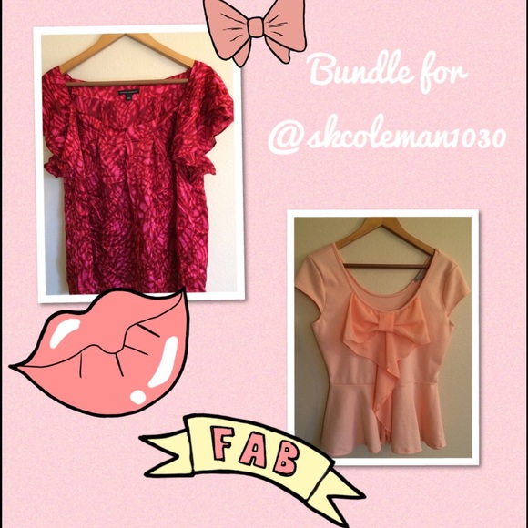 SOLD! Banana Republic bright pattern silk blouse
