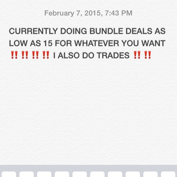 BUNDLES EVERYTHING NEEDS TO GO ‼️