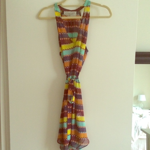 Rory Beca Multi-color Silk Dress
