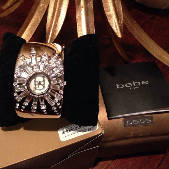 Bebe sunburst watch/cuff
