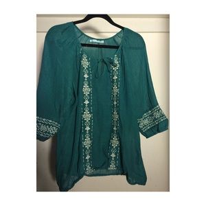 Tribal Turquoise Shirt