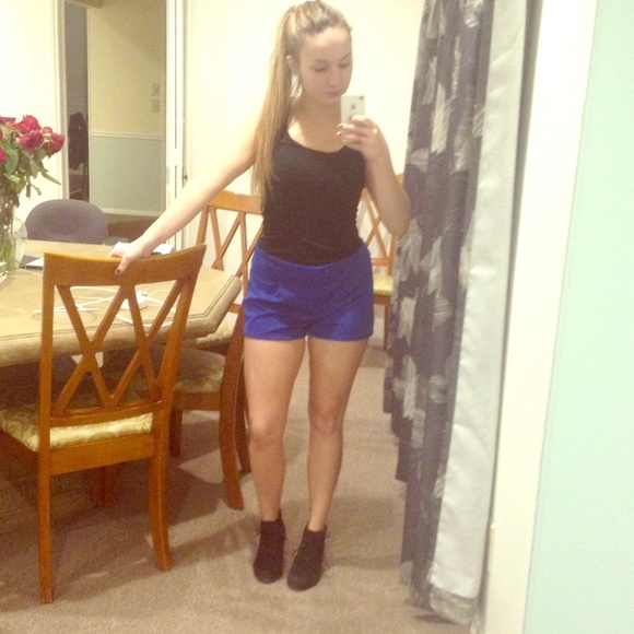 Beautiful blue shorts by Shasa