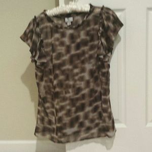 Worthington Short Sleeve Blouse