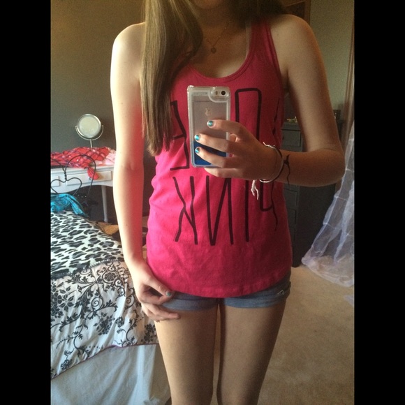 PINK Racerback Tank - Picture 3 of 3