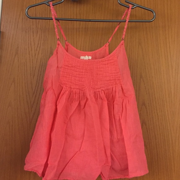 Aerie boho linen tank top