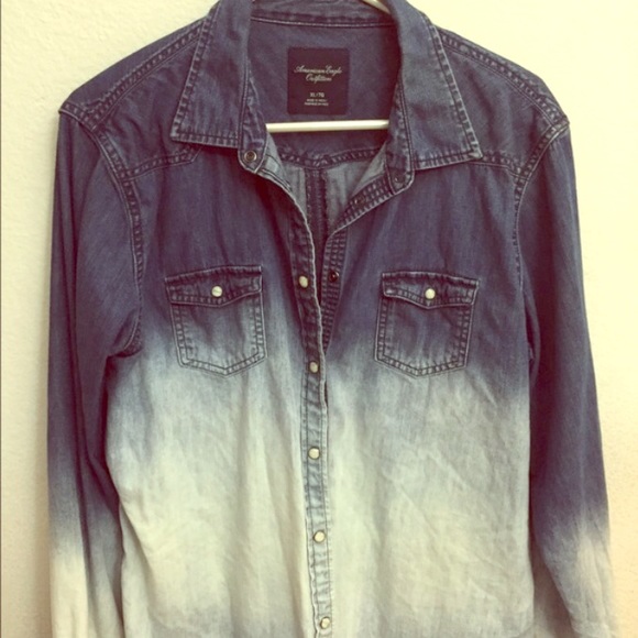 Ombré button up - Picture 1 of 2