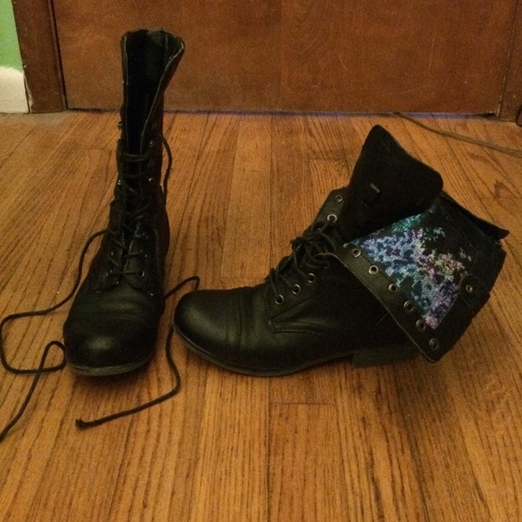 Madden girl combat boots