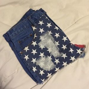 American Flag Shorts