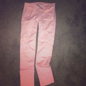 Pink skinny pants