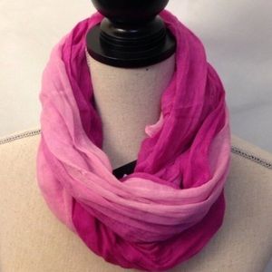NWT Multicolor ambrosia pink scarf.