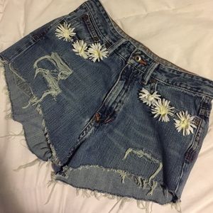 DIY Flower Shorts