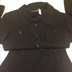 NEW Tahari Petite Charcoal Suit