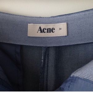 Acne soft denim trousers