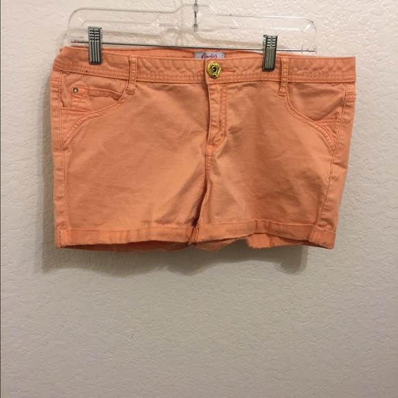 Bright coral shorts