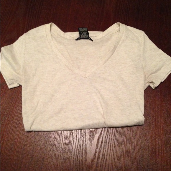 Wet Seal Tops - Off white v-neck