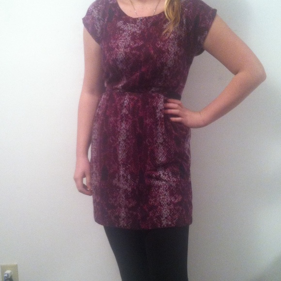 Snake printed dress