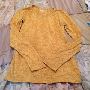 Mudd Mustard Long Sleeve Top