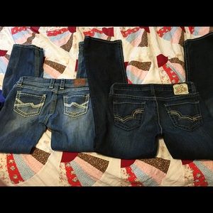 Bke and Big Star Jeans size 27 regulars