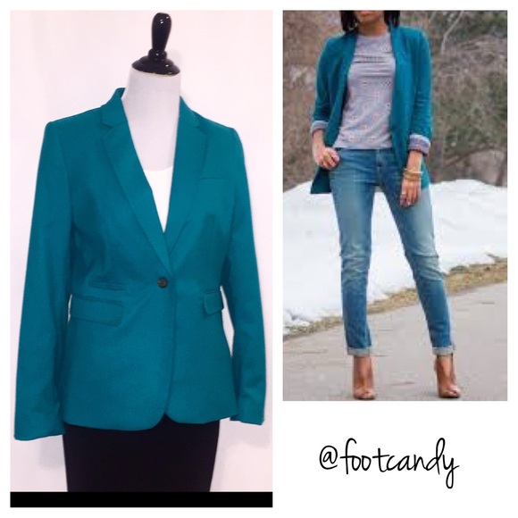 H&M Jackets & Blazers - H&M Teal Blazer