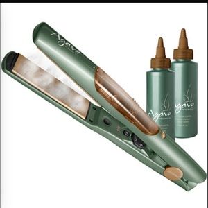 Agave vapor treatment straightner!💚🍃