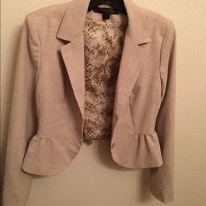 Peplum Blazer